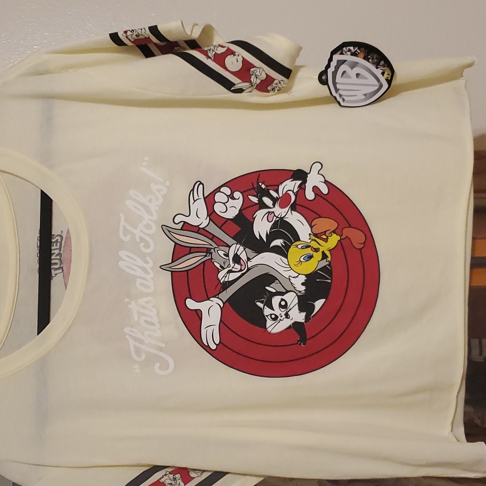 Looney Tunes crop shirt.